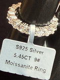 5ctw 4mm Moissanite Eternity Band